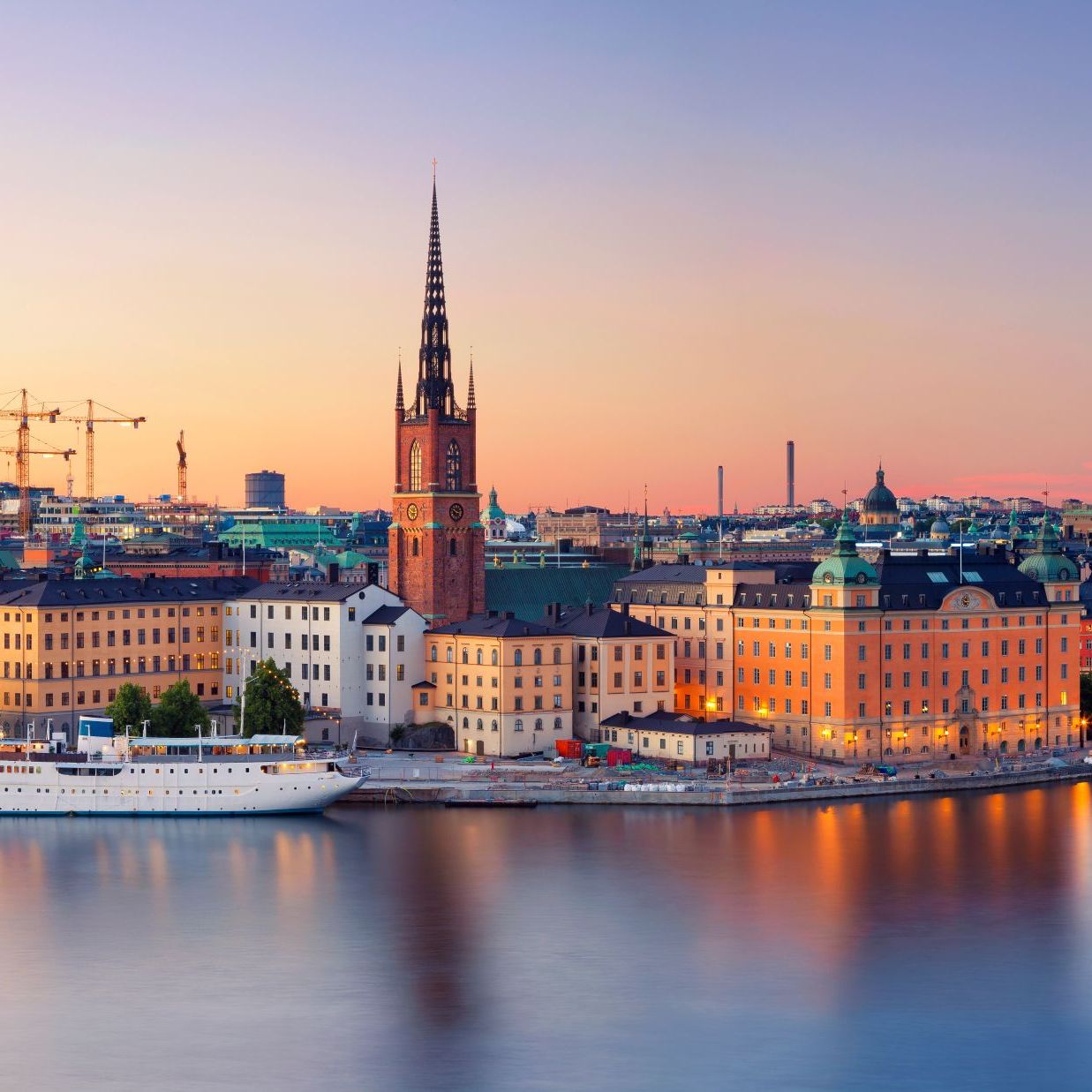 Vacker bild på Stockholm, staden Wik energi har sitt kontor.